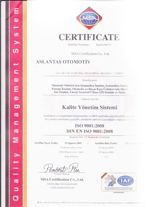 ISO 9001:2008
