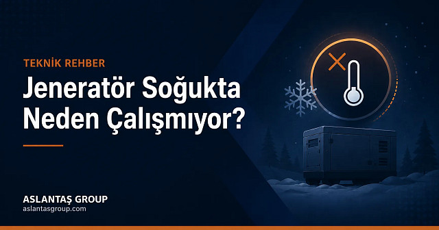 Jeneratör Soğukta Çalışmıyor mu? Blok Isıtıcı Kontrol Rehberi